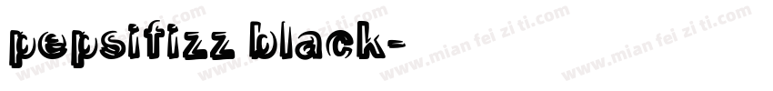 pepsifizz black字体转换